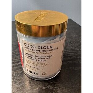 Truly Coco Cloud After Shave Moisturizer 2oz NEW Sealed Vegan Body Cream